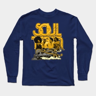 Soul Train Vintage Classic Gold Long Sleeve T-Shirt